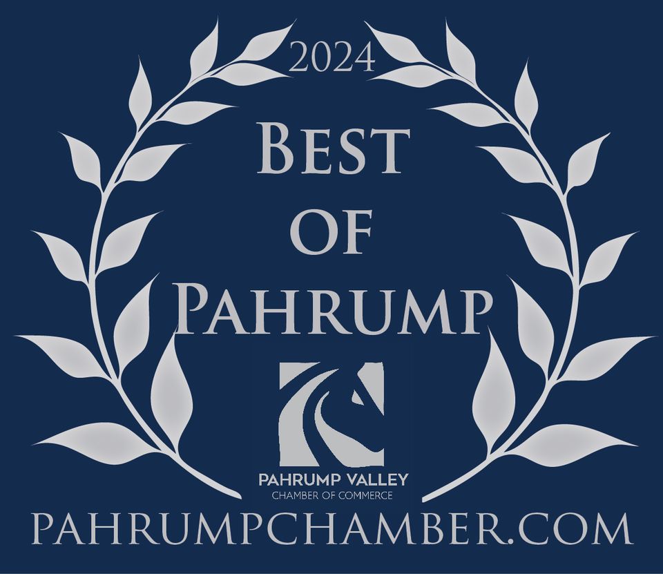 We were voted Best of Pahrump in 2024